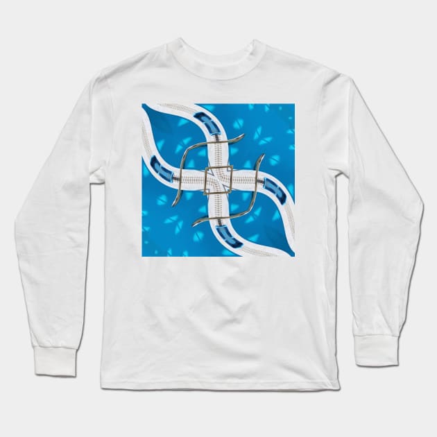 POOLSİDE CURVES . SUMMER OUT OF THE CİTY Long Sleeve T-Shirt by mister-john